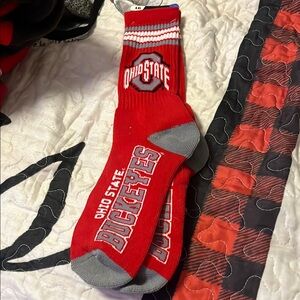 Ohio State Buckeyes Red Socks